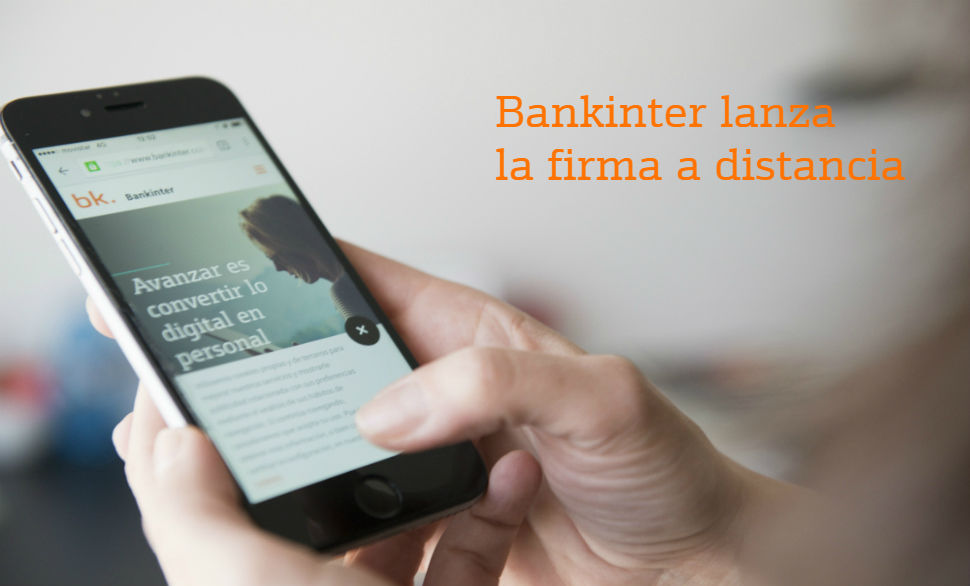 firma a distancia Bankinter