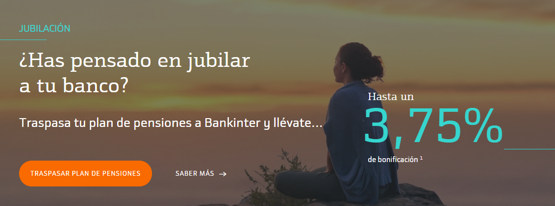 Traspaso planes de pensiones Bankinter