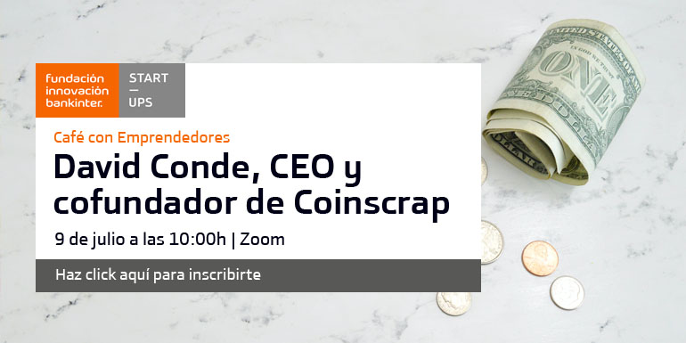 David Conde, CEO y cofundador de Coinscrap