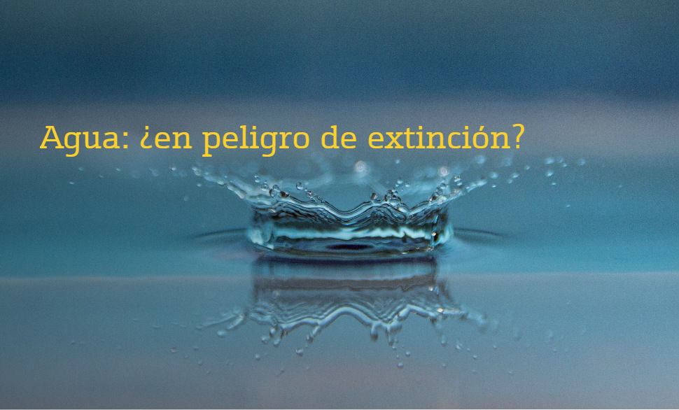 agua peligro extinción