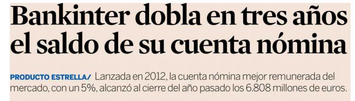 Cuenta Nómina Bnakinter Cuenta Nómina Bnakinter
