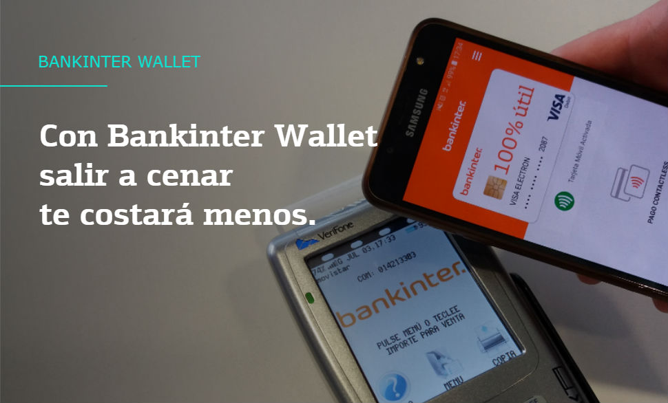 Bankinter wallet promoción descuento