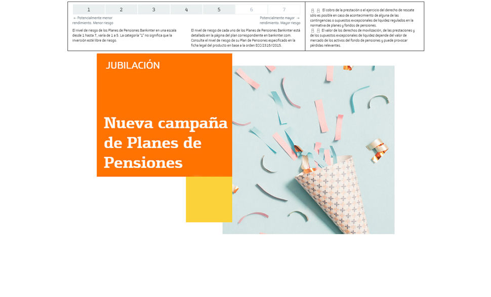Campaña Planes de Pensiones
