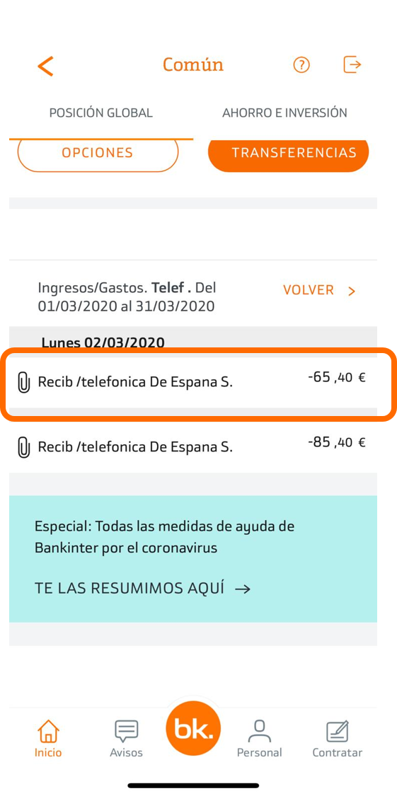 Como Devolver Un Recibo Desde Imaginbank