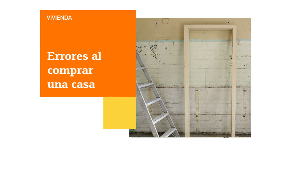Errores comprar casa