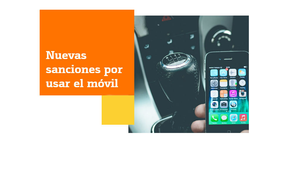 sanciones uso movil