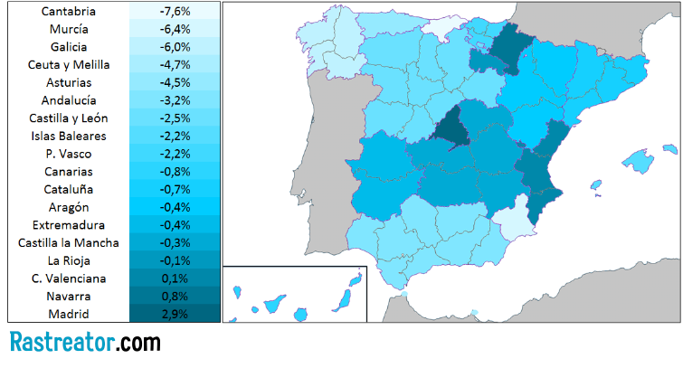 seguro de coche comunidad autonoma españa