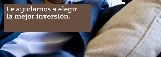 Le ayudamos a elegir la mejor inversi�n