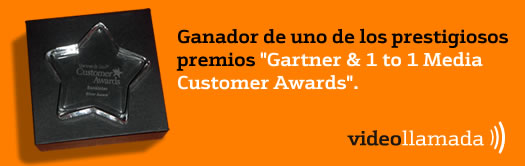 Servicio Videollamada de Bankinter ganador de uno de los prestigiosos premios Gartner y 1 to 1 Media Customer Awards.