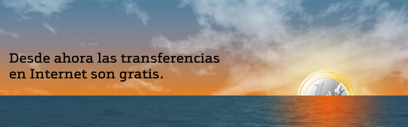 Desde ahora, las transferencias en internet son gratis.