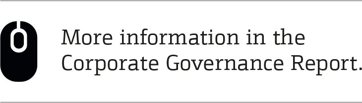 More information in the Corporate Governance Report