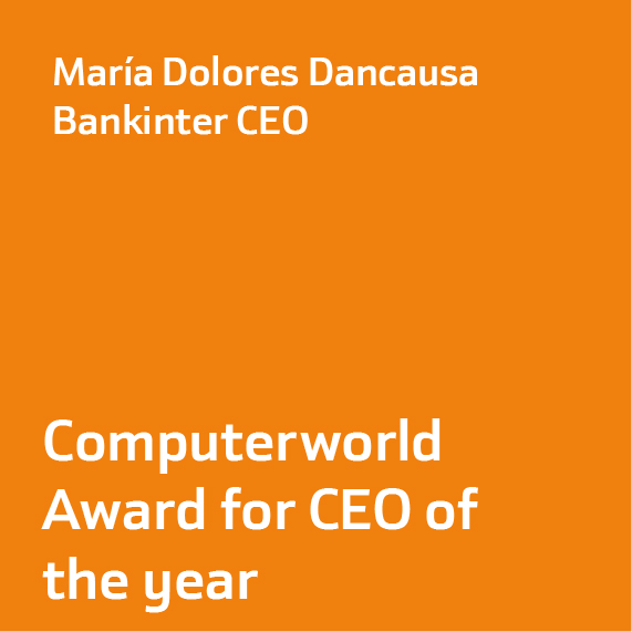 María Dolores Dancausa Bankinter CEO Computerworld Award for CEO of the year