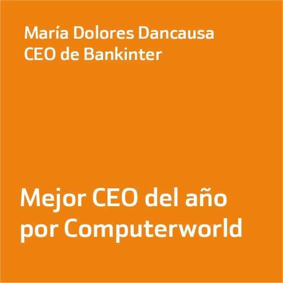 María Dolores Dancausa CEO de Bankinter Mejor CEO del año por Computerworld